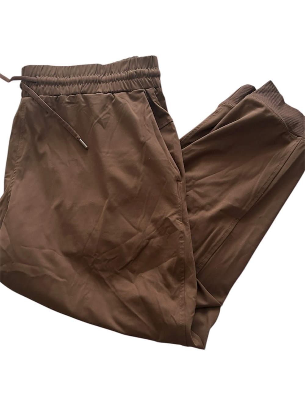 Member’s Mark Ladies Plus Brown Travel Joggers Athleisure Comfort Lounge XXL